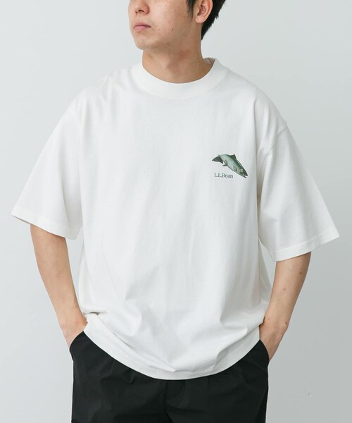 URBAN RESEARCH DOORS(アーバンリサーチドアーズ)の「L.L.Bean JAPAN EDITION 1980 SS CATALOG TROUT T-SHIRTS(Tシャツ/カットソー・メンズ・ECRU/BIRCH/NAVY/TOP VIOLET/TOP TEAL・M/L/XL)」の7枚目の写真