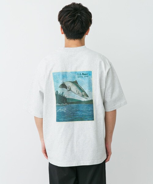 URBAN RESEARCH DOORS(アーバンリサーチドアーズ)の「L.L.Bean JAPAN EDITION 1980 SS CATALOG TROUT T-SHIRTS(Tシャツ/カットソー・メンズ・ECRU/BIRCH/NAVY/TOP VIOLET/TOP TEAL・M/L/XL)」の12枚目の写真