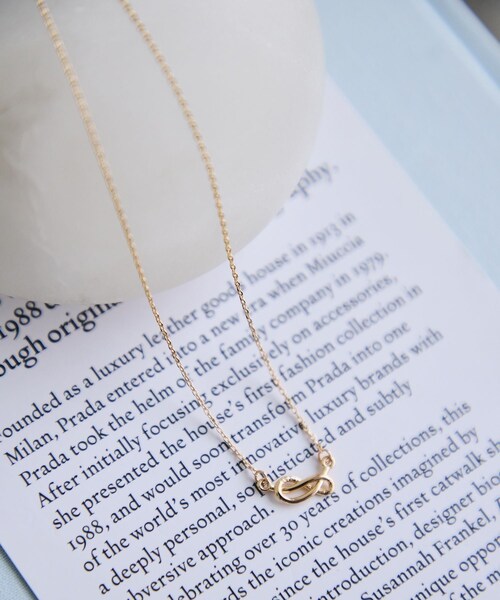 VIS（ビス）の「ノットデザインネックレス（ネックレス・レディース・ゴールド/シルバー・F）」の4枚目の写真