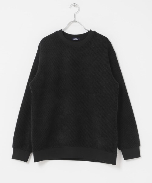 ITEMS URBANRESEARCH（アイテムズ アーバンリサーチ）の「フェザーヤーン クルーネック ニットソー（Tシャツ/カットソー・メンズ・MOC/YEL/BLK・M/L）」の9枚目の写真