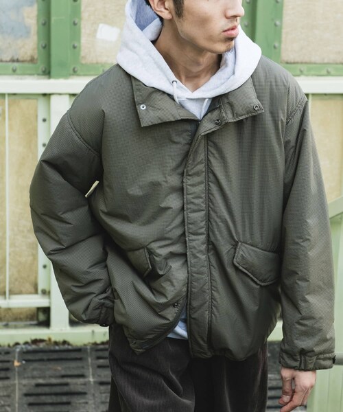 URBAN RESEARCH DOORS（アーバンリサーチドアーズ）の「中綿ショートモッズコート（モッズコート・メンズ・OLV CHK/CCL CHK/BLACK・M/L）」の3枚目の写真