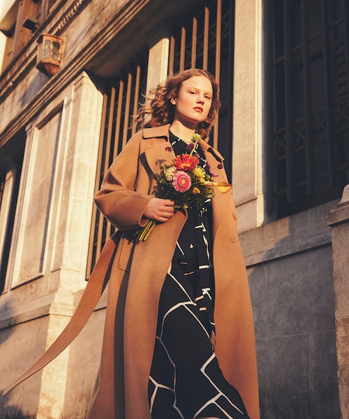 ROPE'(ロペ)の「コロンボキャメルリバーロングコート(その他アウター・レディース・キャメル・36/38)」の11枚目の写真