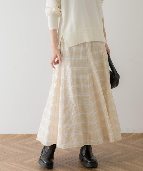 URBAN RESEARCH Sonny Label（アーバンリサーチサニーレーベル）の「リバーシブルチェックスカート（スカート・レディース・ブラック/ベージュ・FREE）」の15枚目の写真