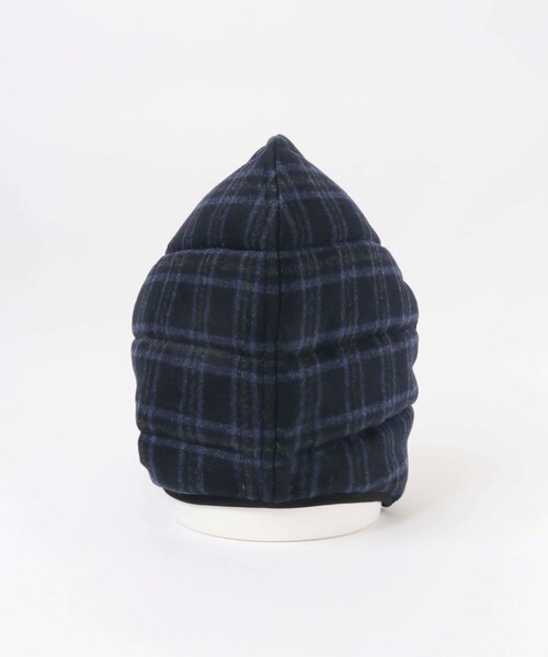 THE GOODLAND MARKET（ザグッドランドマーケット）の「SREU　ウールキルティングフード（ニットキャップ/ビーニー・レディース・BROWN/NAVY・FREE）」の13枚目の写真