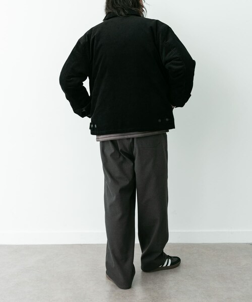 URBAN RESEARCH Sonny Label（アーバンリサーチサニーレーベル）の「裏起毛ユーティリティイージーパンツ（その他パンツ・メンズ・ブラック/チャコール/ブラウン/チャコール2・M/L）」の20枚目の写真