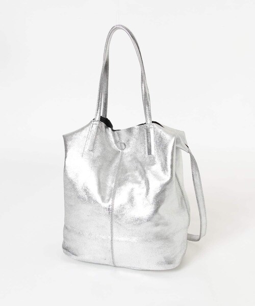 URBAN RESEARCH(アーバンリサーチ)の「Morphee 3WAY MEDIUM TOTE(SHORT)(トートバッグ・メンズ・SILVER・FREE)」の3枚目の写真