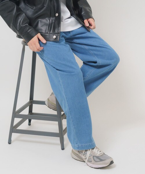 ITEMS URBANRESEARCH（アイテムズ アーバンリサーチ）の「デニム ベイカーパンツ（デニムパンツ・メンズ・BLK/NVY/BLU・M/L）」の14枚目の写真