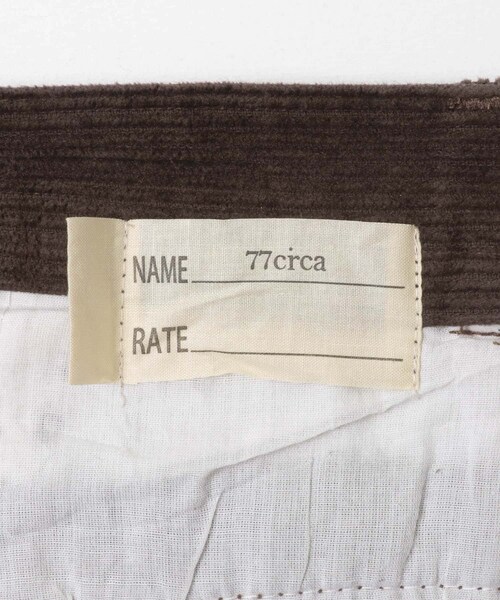 THE GOODLAND MARKET（ザグッドランドマーケット）の「77circa　make gobelin cutback hem flare corduroy trousers（その他パンツ・レディース・brown1/brown2/brown3・30）」の15枚目の写真