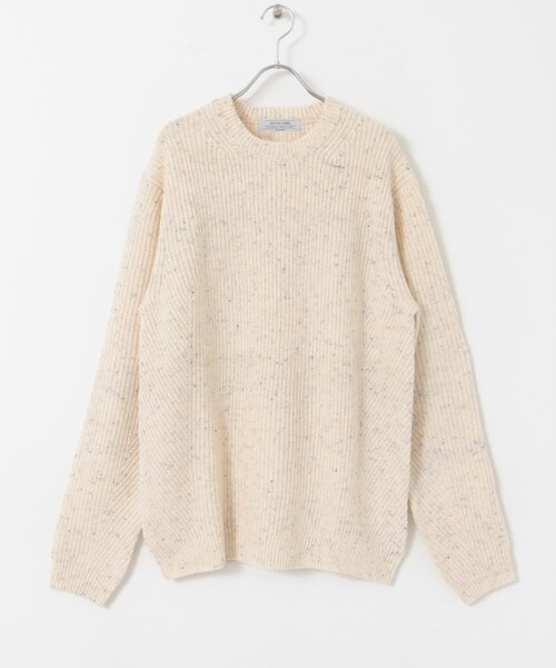 URBAN RESEARCH Sonny Label（アーバンリサーチサニーレーベル）の「ウォッシャブルウール混クルーネックニット（ニット/セーター・メンズ・アイボリー/グリーン/ダークブラウン/グレー/ブラック・M/L/XL）」の18枚目の写真
