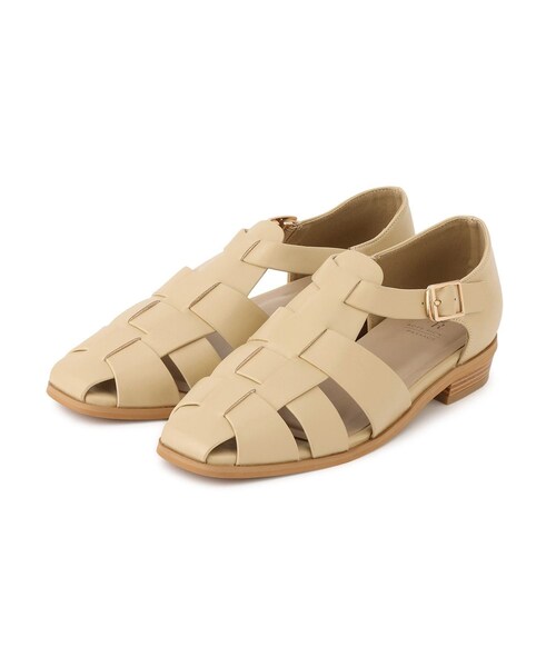 ROPE' PICNIC（ロペピクニック）の「バックストラップグルカサンダル（サンダル・レディース・ブラック/ベージュ系・23.5/24.0/24.5）」の5枚目の写真