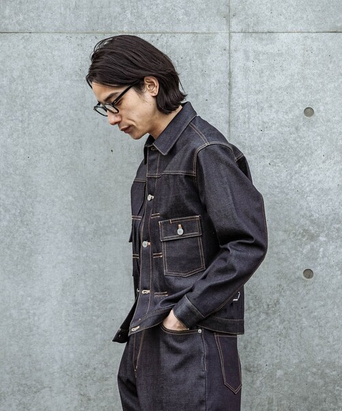 URBAN RESEARCH(アーバンリサーチ)の「SHIOTA スーピマDENIM JACKET #BEN(デニムジャケット・メンズ・INDIGO・S/M/L/XL)」の5枚目の写真