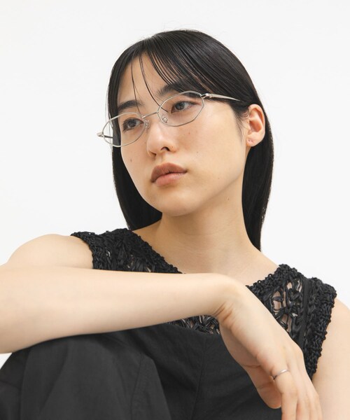 KBF（ケイビーエフ）の「メタルフレームサングラス（メガネ・レディース・BROWN/CLEAR・One）」の13枚目の写真
