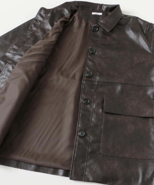 ITEMS URBANRESEARCH(アイテムズ アーバンリサーチ)の「カバーオールジャケット(カバーオール・レディース・BRN/BLK・FREE)」の18枚目の写真