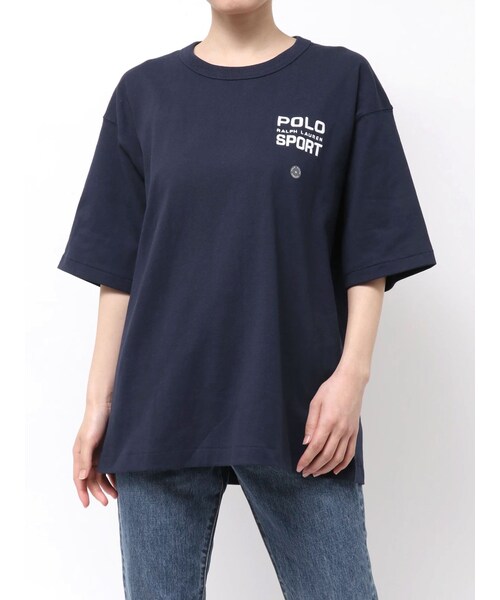 Ungrid（アングリッド）の「【Ca】POLO SPORT Relaxed Fit L（Tシャツ/カットソー・レディース・オフホワイト/ネイビー・F）」の20枚目の写真
