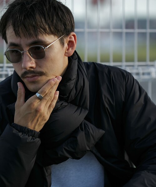 URBAN RESEARCH DOORS（アーバンリサーチドアーズ）の「『別注』NANGA×DOORS　DOWN MUFFLER（マフラー・メンズ・Stone Gray/Mocha/Smoke Blue/Charcoal/Black・-）」の13枚目の写真