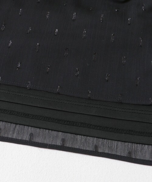 URBAN RESEARCH ROSSO（アーバンリサーチロッソ）の「カットジャガードティアードワンピース（ワンピース・レディース・BLUE/BLACK・FREE）」の9枚目の写真