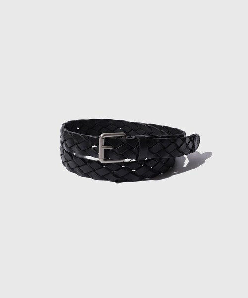 ADAM ET ROPE'(アダムエロペ)の「【ANOTHER OFFICE/アナザーオフィス】Narrow Leather Mesh Belt(ベルト・レディース・ブラック・F)」の2枚目の写真