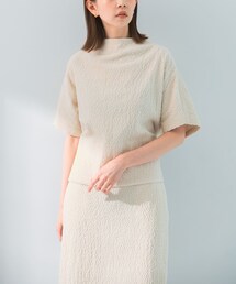 le　CORDUROY TIE BLOUSE