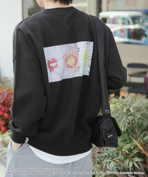SENSE OF PLACE by URBAN RESEARCH(センスオブプレイスバイアーバンリサーチ)の「NYBG クルーネックルーズスウェットA(スウェット・メンズ・GREEN/WHITE/BLACK・M/L)」の22枚目の写真