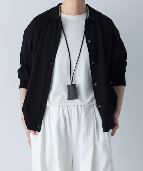 かぐれ(カグレ)の「『別注』ATELIER 4.5×かぐれ LEATHER KEY CLOCHETTE(ネックレス・レディース・BLACK/TABACCO・Free)」の5枚目の写真