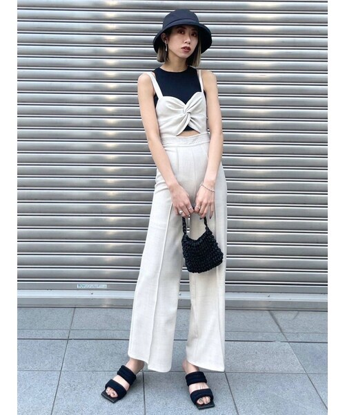 アシンメトリーツイストオールインワン