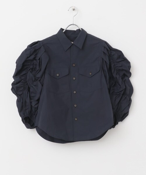 URBAN RESEARCH ROSSO（アーバンリサーチロッソ）の「leinwande　Flower Babble Work Shirts（シャツ/ブラウス・レディース・Navy/Khaki・FREE）」の4枚目の写真
