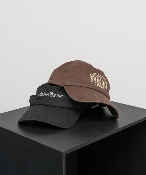 KBF（ケイビーエフ）の「カフェロゴエンブロイダリーCAP（キャップ・レディース・BROWN/BLACK・one）」の17枚目の写真