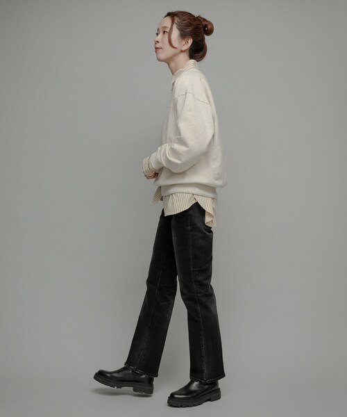 URBAN RESEARCH Sonny Label（アーバンリサーチサニーレーベル）の「Healthy DENIM　Celery Long（デニムパンツ・レディース・Dark Used/Black Used・23/24/25）」の12枚目の写真