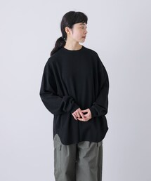 サーマルクルーネックプルオーバー