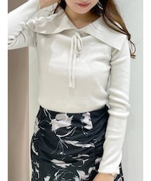 MERCURYDUO | セーラーカラーオフショル2WAYニット(ニット/セーター)