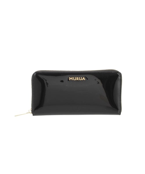 【MURUA】エナメルラウンド財布