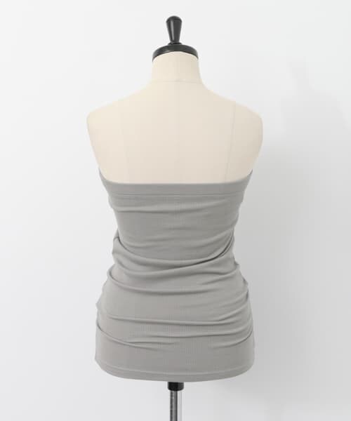 KBF（ケイビーエフ）の「テレコベアトップ∴（チューブトップ・レディース・ORANGE/BLUE/GREEN/GRAY/CHARCOAL/BLACK・one）」の10枚目の写真