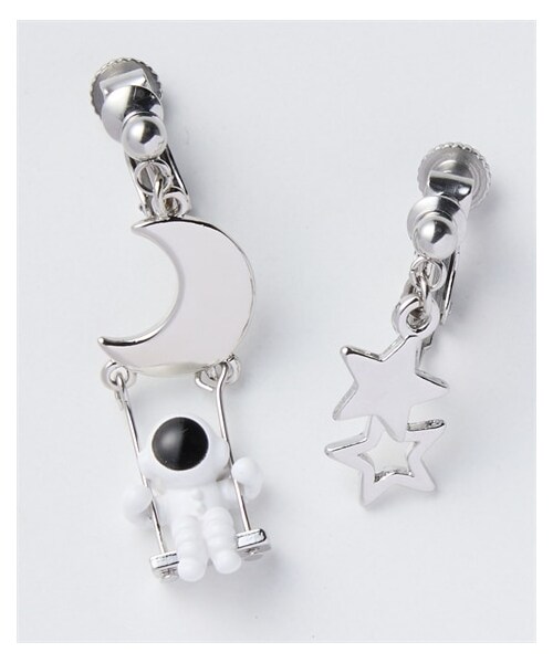 nissen（ニッセン）の「gargle（ガーグル）ロマン飛行士（選べるピアス・イヤリング）（ピアス（両耳用）・メンズ・シルバー/ゴールド・1=ピアス/2=イヤリング）」の5枚目の写真