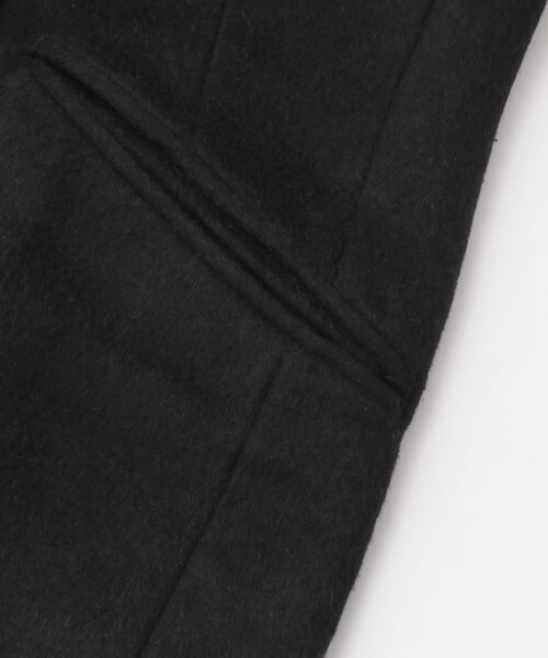 SENSE OF PLACE by URBAN RESEARCH（センスオブプレイスバイアーバンリサーチ）の「ウールビーバーノーカラーコート（ノーカラージャケット・レディース・L.KHAKI/L.GRAY/PURPLE/MOCHA/BLACK・FREE）」の11枚目の写真