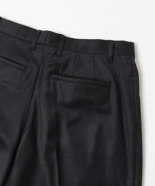 URBAN RESEARCH(アーバンリサーチ)の「FUJI WOOL SILK TWO TUCK SLACKS(その他パンツ・メンズ・BLACK・5/6)」の7枚目の写真
