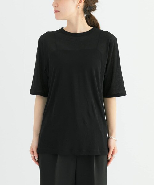 URBAN RESEARCH(アーバンリサーチ)の「『MADE IN JAPAN』ドライツイストシアーTシャツ(Tシャツ/カットソー・レディース・ICE GRAY/WHITE/BLACK・FREE)」の10枚目の写真