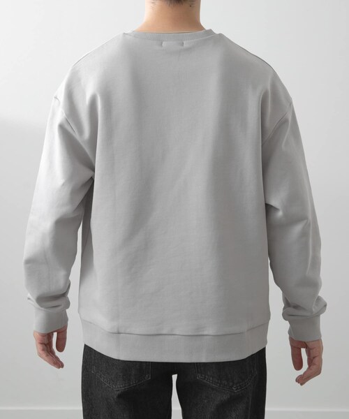 ITEMS URBANRESEARCH（アイテムズ アーバンリサーチ）の「フレンチアートプリントクルーネックスウェット（スウェット・メンズ・DRAWINGOFF/DRAWINGGRY/LOGO OFF/LOGO GRY・M/L）」の21枚目の写真