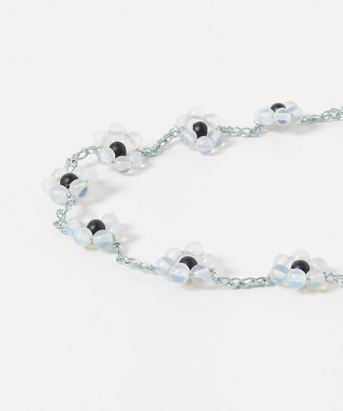 URBAN RESEARCH(アーバンリサーチ)の「PROTCOL FLOWER NECKLACE(ネックレス・レディース・BLACK/MINT・-)」の13枚目の写真