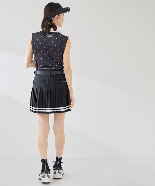 ROPE'（ロペ）の「小紋総柄プリントノースリーブプルオーバー/UV・接触冷感（Tシャツ/カットソー・レディース・ブラック/ホワイト/ベージュ・L/M/S）」の13枚目の写真