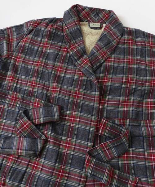URBAN RESEARCH DOORS（アーバンリサーチドアーズ）の「L.L.Bean　ScotchPlaidFlannelRobe（テーラードジャケット・レディース・Grey/Swan・M）」の18枚目の写真