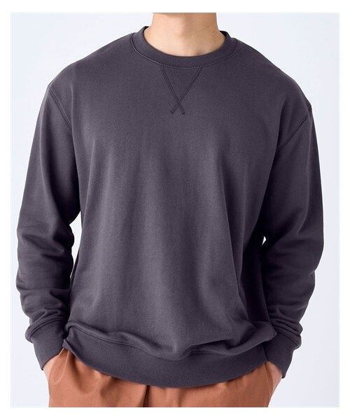nissen（ニッセン）の「ヘビーウェイトオーバーサイズスウェットトレーナー（スウェット・メンズ・黒/カーキ/チャコール/杢グレー・M/L/LL/3L/4L/5L/6L/8L/10L）」の13枚目の写真