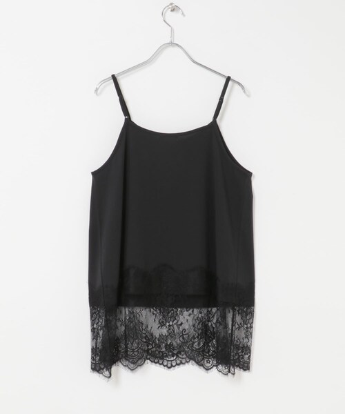 ITEMS URBANRESEARCH(アイテムズ アーバンリサーチ)の「ヘムレースキャミソール(キャミソール・レディース・L/BEG/BLK・Free)」の14枚目の写真