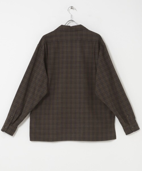 URBAN RESEARCH(アーバンリサーチ)の「A PRESSE Silk Nep Loop Collar Shirts(シャツ/ブラウス・メンズ・BROWN・2/3)」の7枚目の写真
