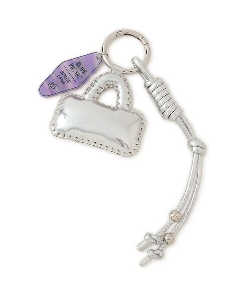 ROPE' PICNIC（ロペピクニック）の「プレート付きバッグチャーム（キーホルダー・レディース・ブラック系/ゴールド/シルバー・F）」の16枚目の写真