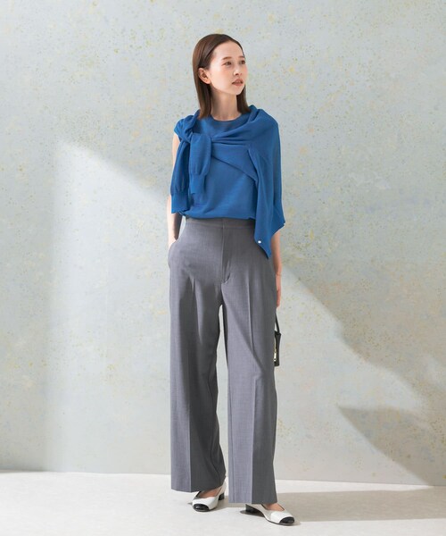 URBAN RESEARCH ROSSO（アーバンリサーチロッソ）の「ストレートスラックス（その他パンツ・レディース・GRAY/CAMEL・36/38/TALL）」の6枚目の写真