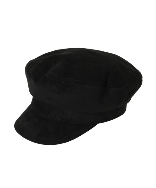 MERCURYDUO（マーキュリーデュオ）の「フェイクスエードキャスケット（キャスケット・レディース・ベージュ/ブラック/ブラウン・F）」の2枚目の写真