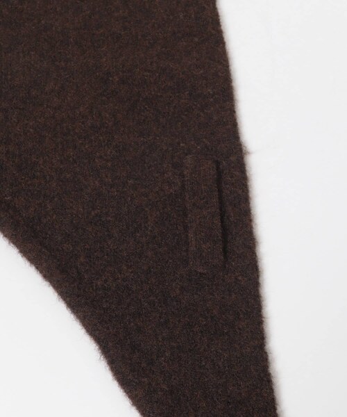 SENSE OF PLACE by URBAN RESEARCH(センスオブプレイスバイアーバンリサーチ)の「ビッグニットストール(ストール/ショール・レディース・IVORY/CHARCOAL/BROWN・One)」の12枚目の写真