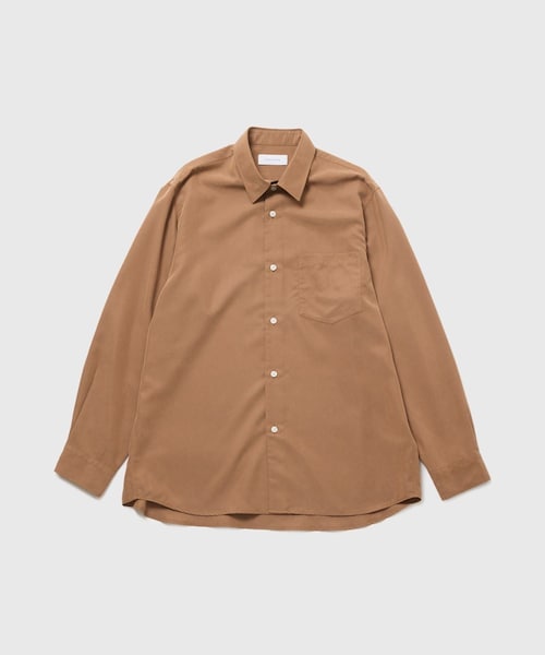ADAM ET ROPE'(アダムエロペ)の「スエードレーヨンタッチレギュラーカラーシャツ(シャツ/ブラウス・メンズ・ブラック/キナリ/キャメル/ワイン・L/M)」の10枚目の写真