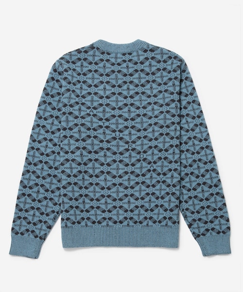 Saturdays NYC(サタデーズ ニューヨークシティ )の「GREG BLOCKPRINT SWEATER(ニット/セーター・レディース・サックス/ダークブラウン・XL/L/S/M)」の14枚目の写真