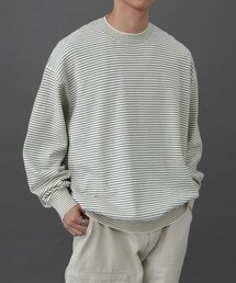 FORK&SPOON | FORK&SPOON　ボーダークルーネックニット(ニット/セーター)